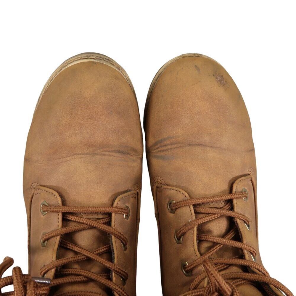 Lugz Shoes Womens 8 Boots Combat Work Lace Up Outdoor Convoy Brown Lug Sole Mid - Picture 11 of 16